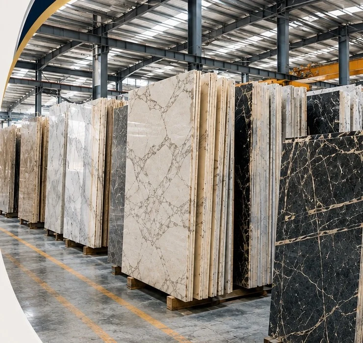 Stone slab warehouse